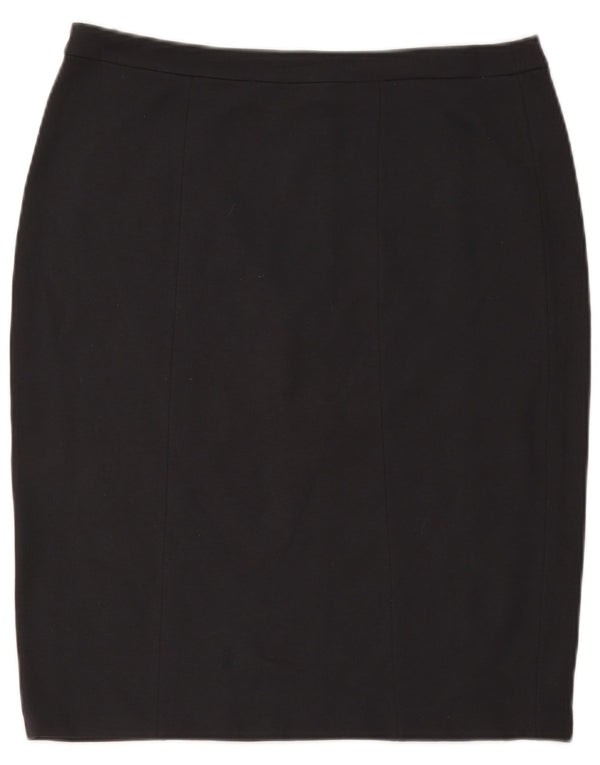 Armani Collezioni Γυναικεία Pencil Φούστα IT 48 XL W34 Μαύρη βισκόζη