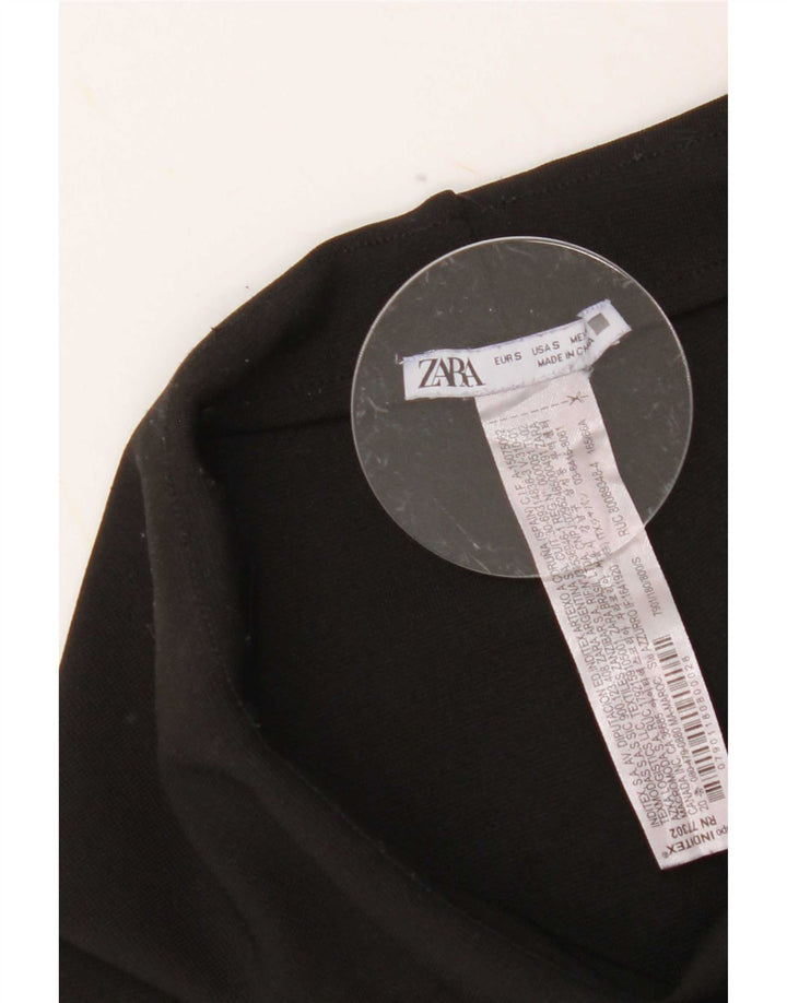 Zara Γυναικείο κολάν UK 8 Small Black Polyester