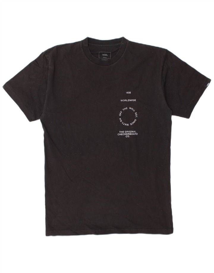 Ανδρικό γραφικό μπλουζάκι Vans Classic Fit Top Μεσαίο Μαύρο