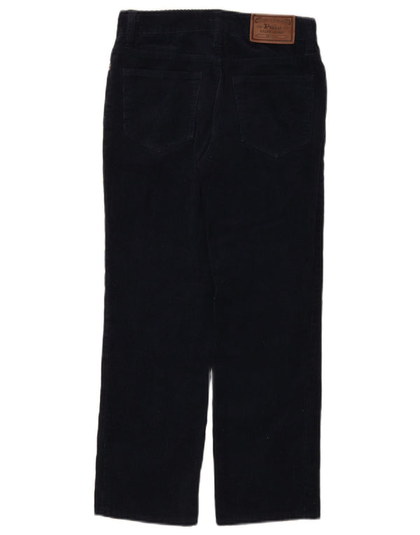 POLO RALPH LAUREN Boys Corduroy Trousers 7-8 Years W24 L24 Navy Blue