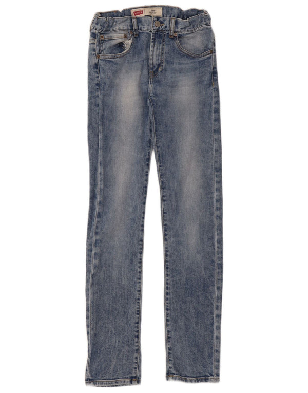 Levi's Girls 510 Skinny Jeans 11-12 ετών W26 L30 Μπλε βαμβακερό