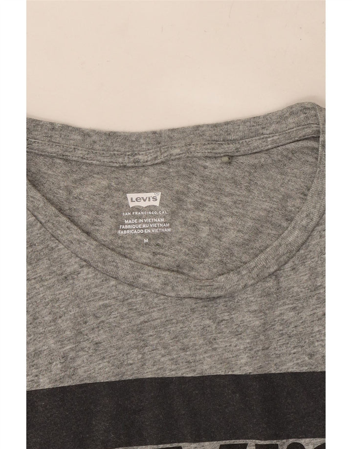 Γυναικείο γραφικό μπλουζάκι LEVI'S Top UK 14 Medium Grey Flecked