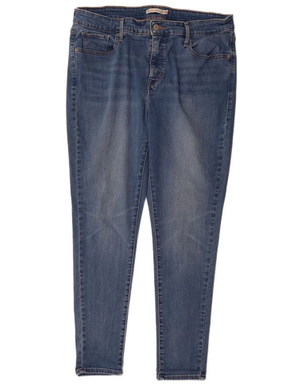 Levi's Womens 310 Shaping Super Skinny Jeans US 22 3XL W42 L29 Μπλε βαμβακερό