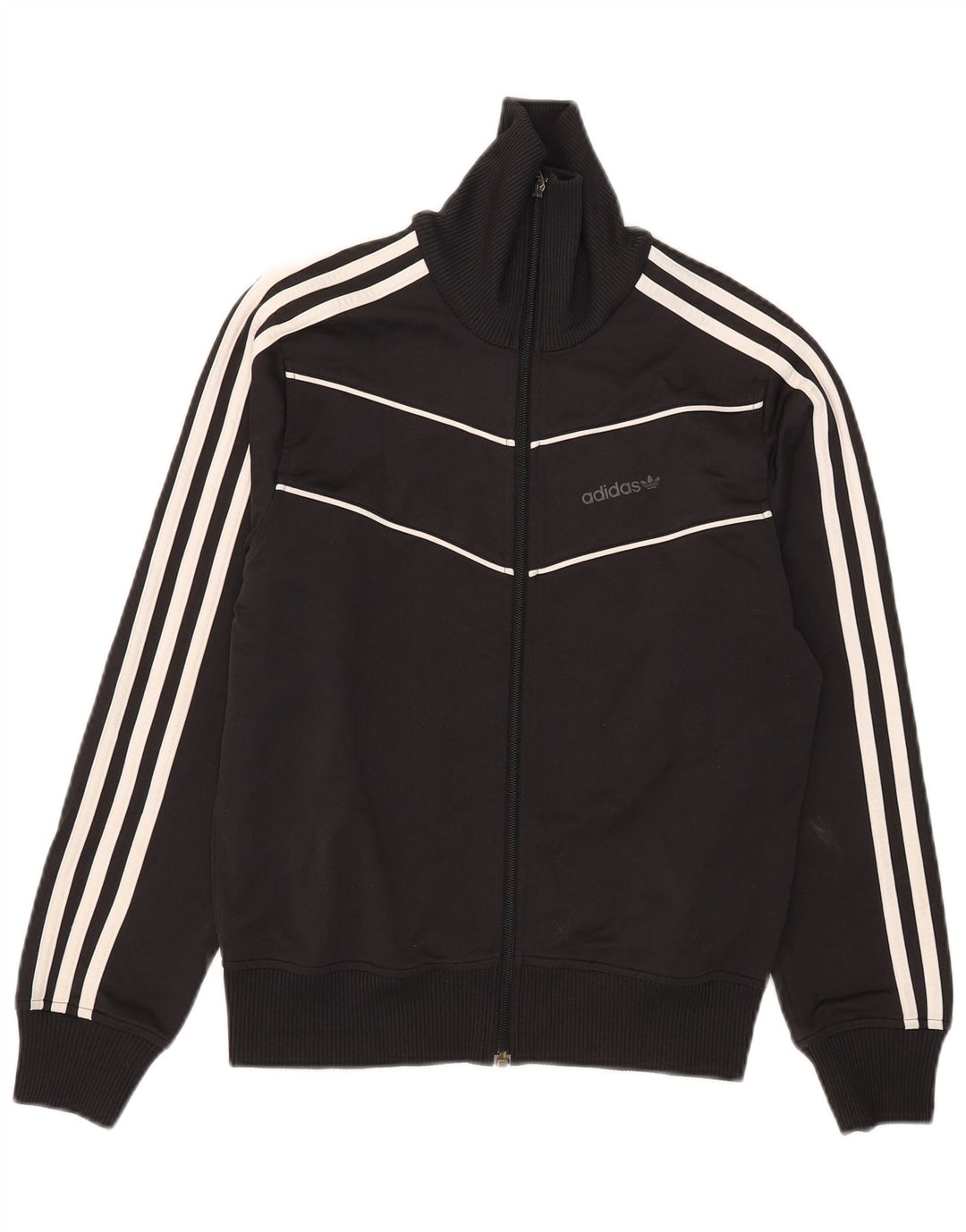Γυναικεία αθλητική φόρμα Adidas Top Jacket UK 14 Medium Black Polyester
