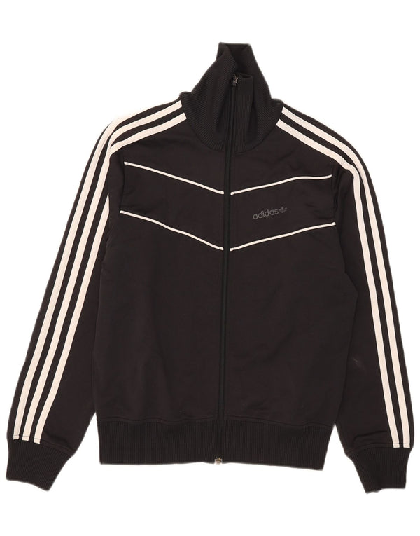 Γυναικεία αθλητική φόρμα Adidas Top Jacket UK 14 Medium Black Polyester