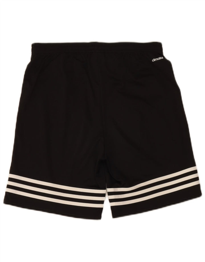 Adidas Boys Climalite σορτς 13-14 ετών μαύρο πολυεστέρα