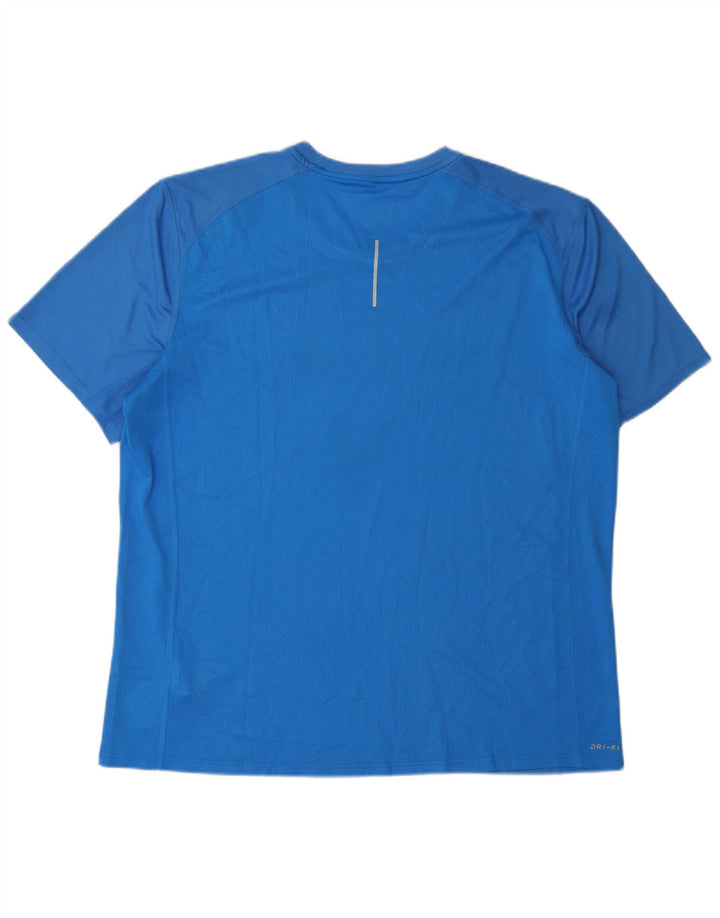 Ανδρικό T-shirt Nike Dri Fit Top XL Blue Polyester