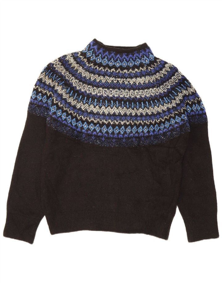 Marks & Spencer Γυναικείο πουλόβερ με λαιμό χελώνα UK 10 Small Black