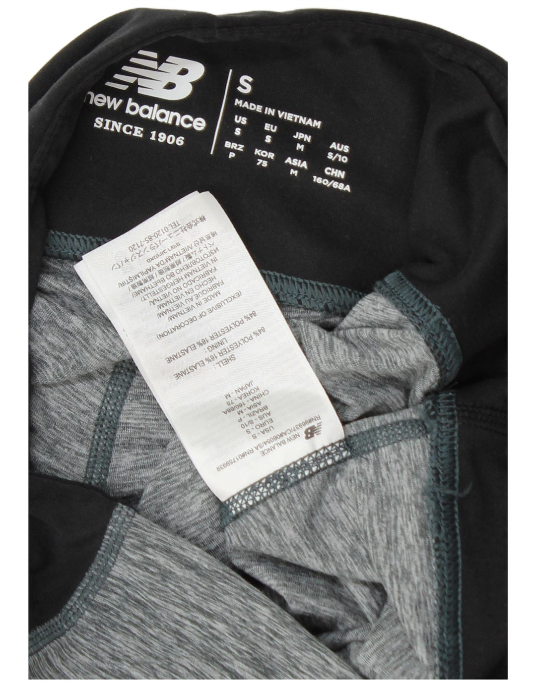 New Balance γυναικεία κολάν Capri Performance UK 10 Small Grey Flecked