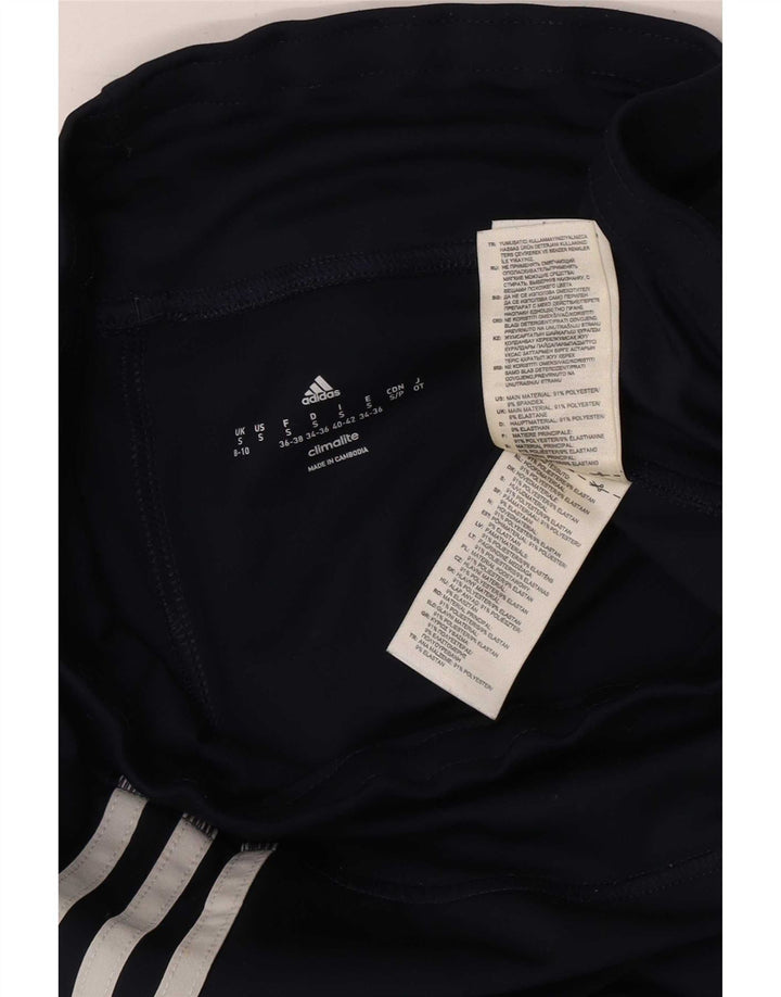 Adidas Γυναικείο κολάν UK 8 Small Navy Blue Polyester