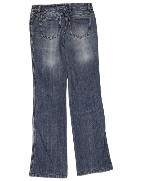 Escada Womens Bootcut Jeans EU 34 XS W28 L32 Blue