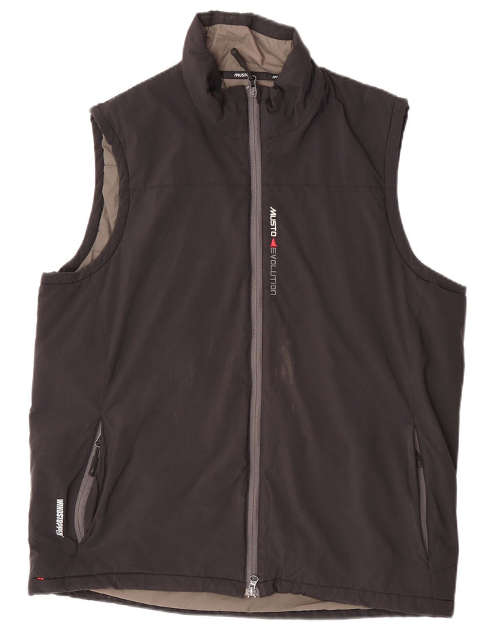 Musto Mens Padded Gilet UK 42 XL Μαύρο Πολυαμίδιο