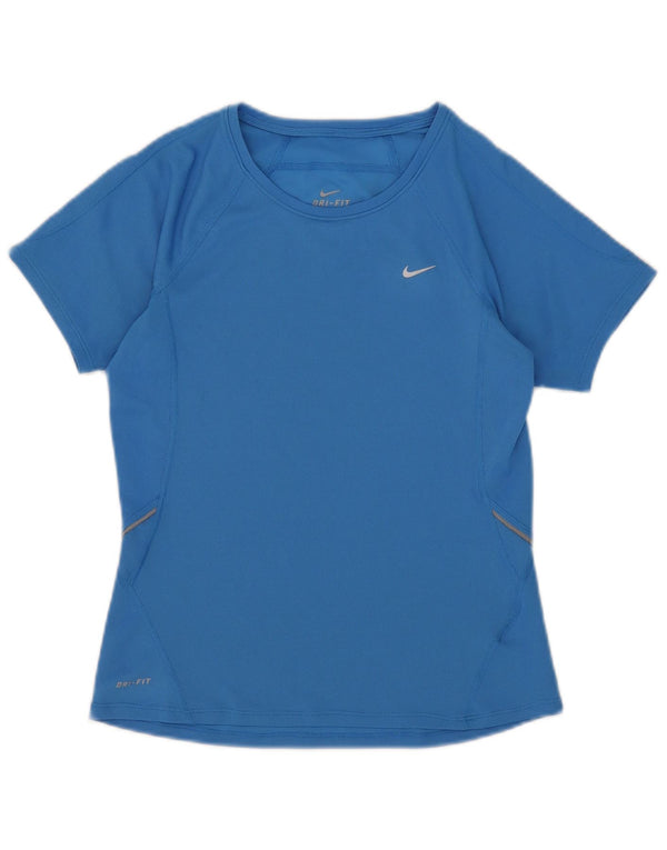 Γυναικείο T-shirt Nike Dri Fit Top UK 8/10 Small Blue Polyester