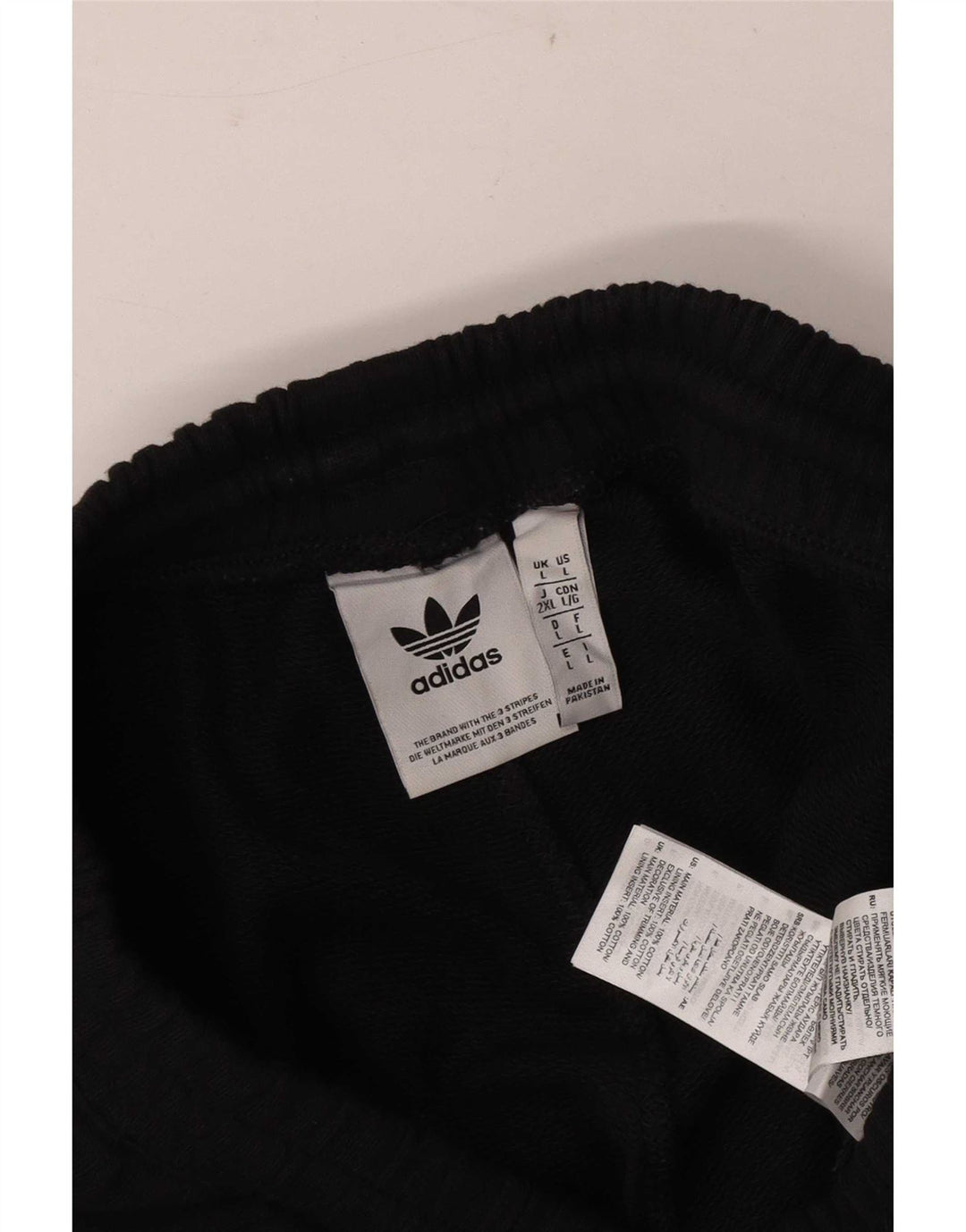 Ανδρικό αθλητικό σορτς Adidas μεγάλο μαύρο βαμβακερό