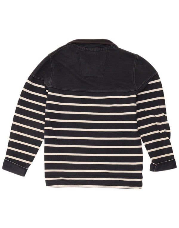 Ανδρικό φούτερ με φερμουάρ Crew Clothing, Jumper Small Navy Blue ριγέ