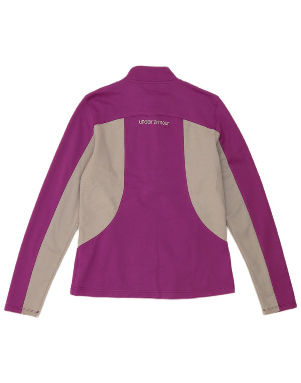 Γυναικεία αθλητική φόρμα Under Armour Top Jacket UK 10 Small Purple Colourblock
