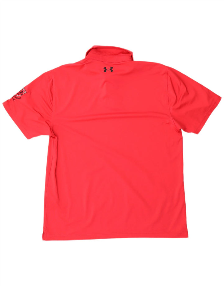 Under Armour Ανδρικό γραφικό πουκάμισο πόλο μεγάλο κόκκινο πολυεστέρα