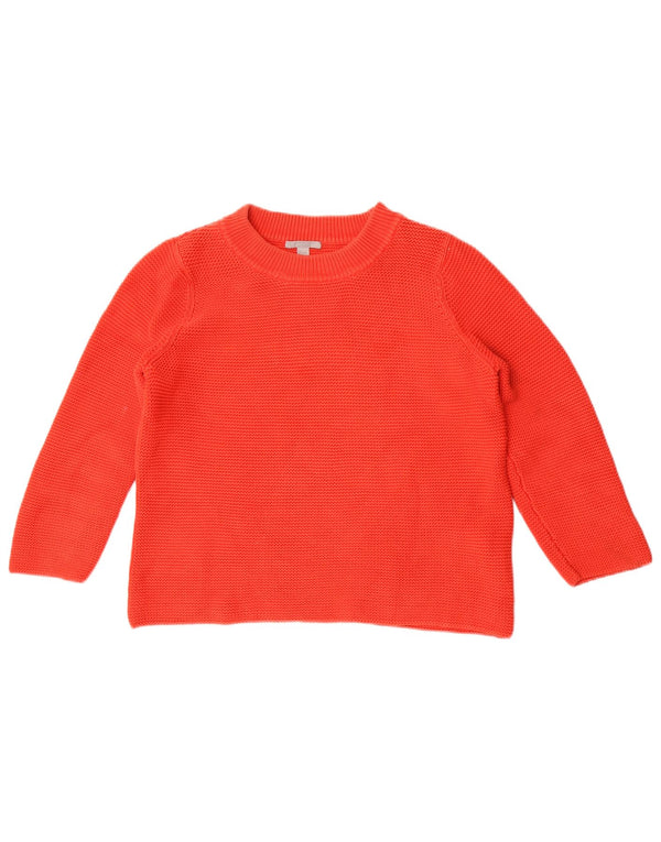 Γυναικείο πουλόβερ Cos Crop Boat Neck Jumper UK 10 Small Red Cotton