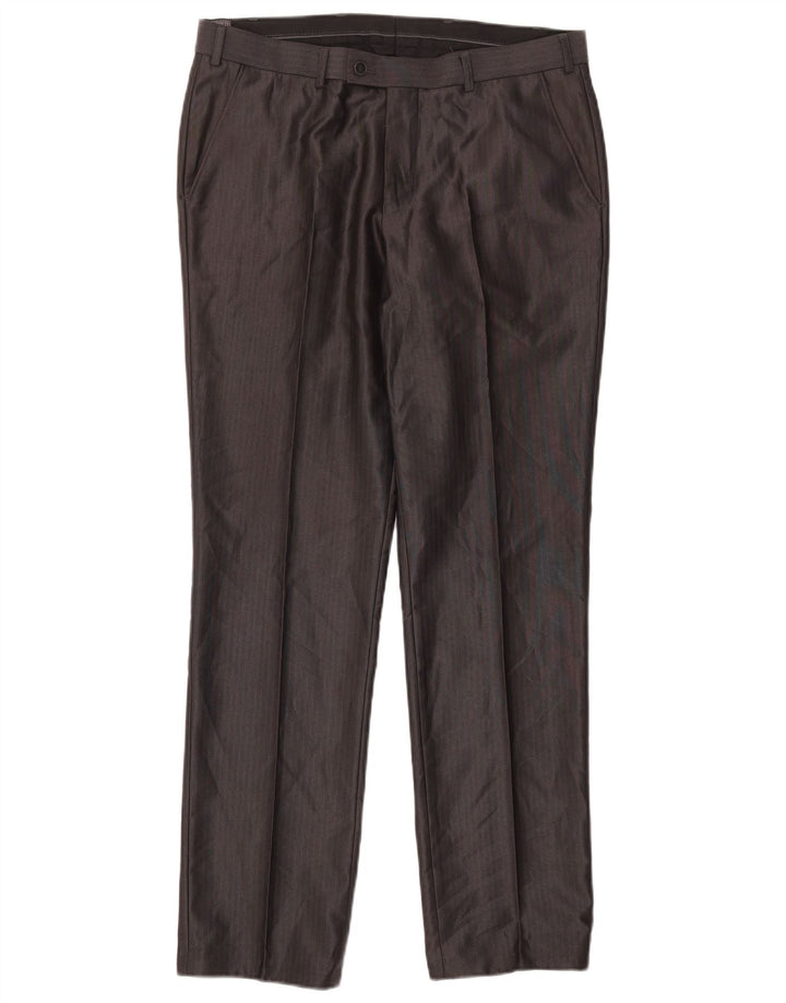 Ανδρικό κοστούμι Angelo Litrico Παντελόνι IT 48 Medium W34 L30 Grey Pinstripe