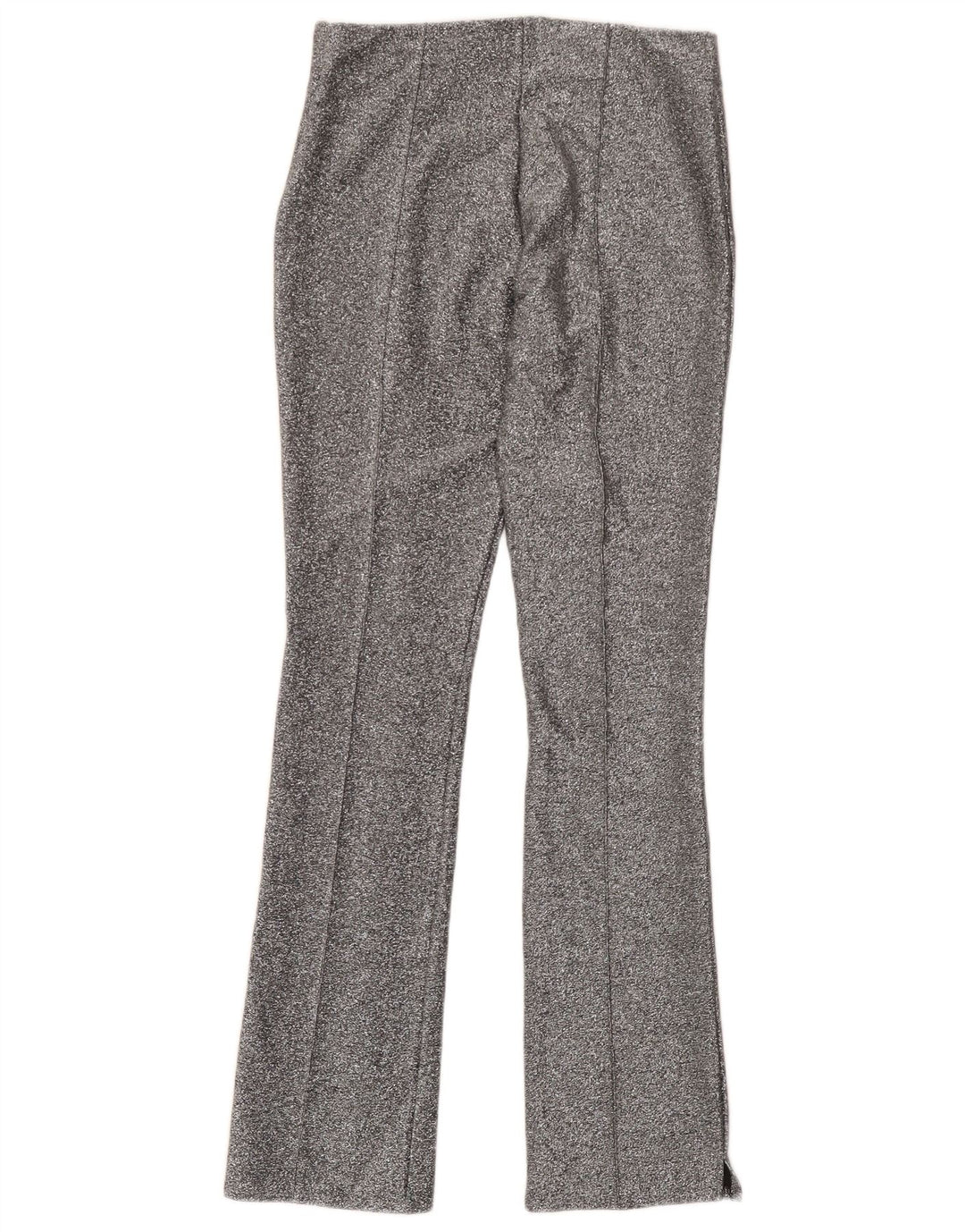 Zara Γυναικείο Trafaluc Bootcut Παντελόνι Casual Medium W28 L30 Ασημί