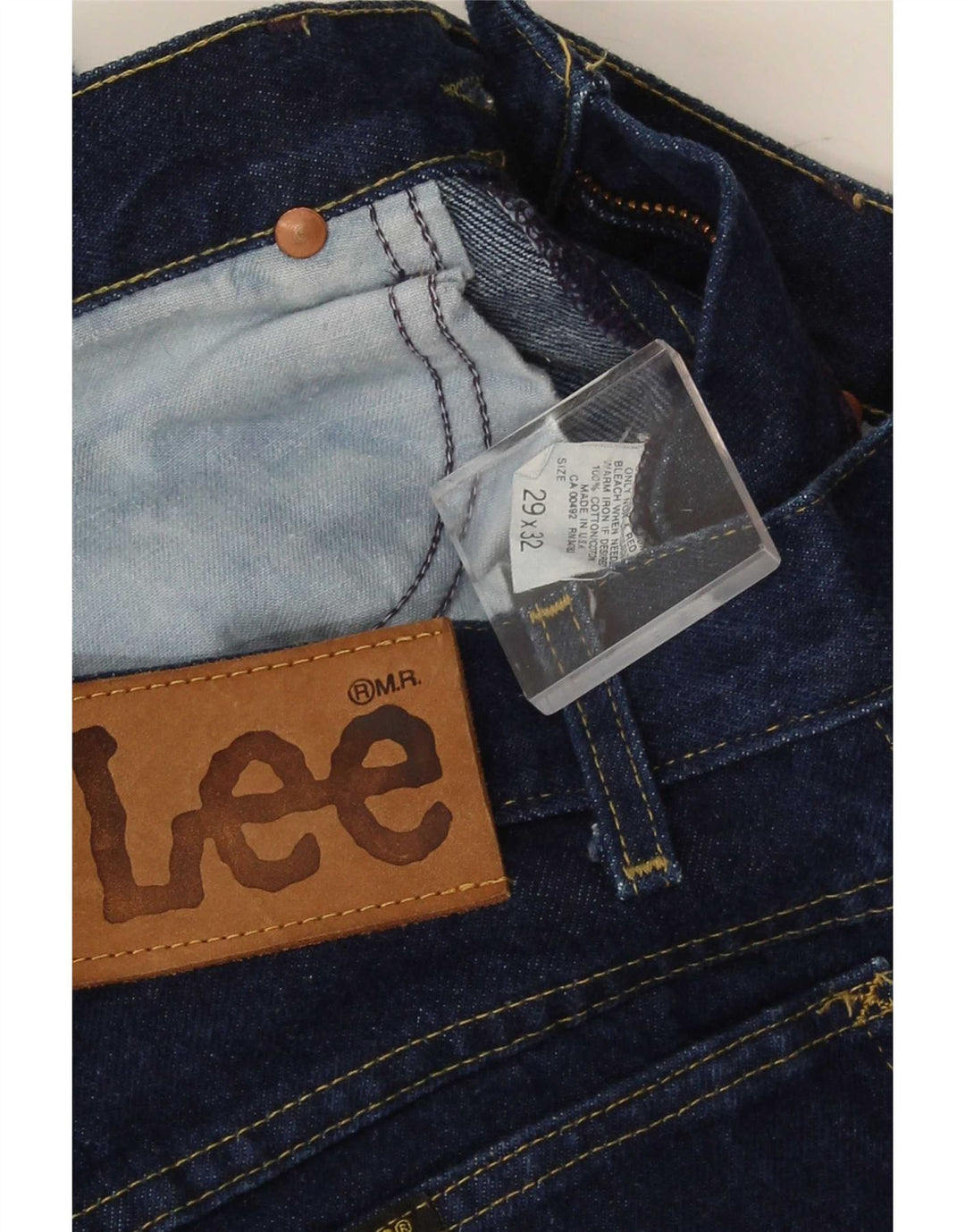 Lee Mens Straight Jeans W29 L26 Navy Blue