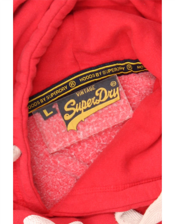 Ανδρικό γραφικό κουκούλα Superdry, μεγάλο κόκκινο