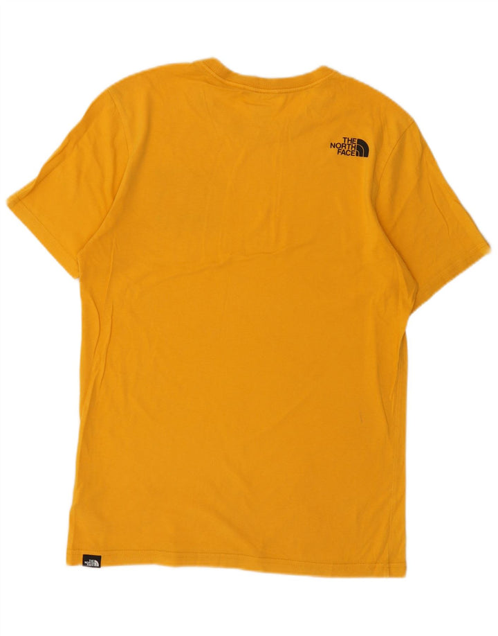 The North Face Ανδρικό T-Shirt Top Μικρό κίτρινο βαμβακερό