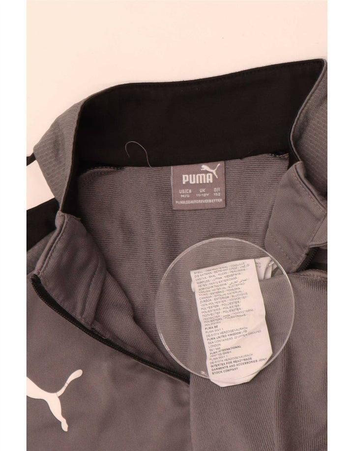 Puma Boys Graphic Pullover αθλητική φόρμα 11-12 ετών γκρι Colourblock