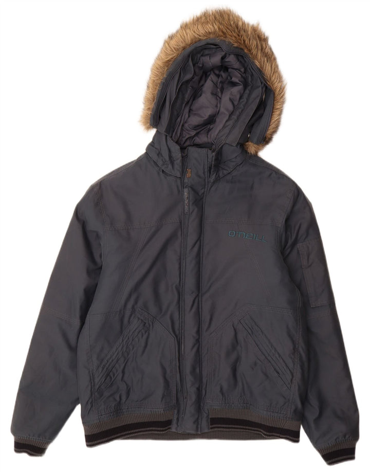 Ανδρικό μπουφάν με κουκούλα O'Neill UK 40 Large Navy Blue Polyester