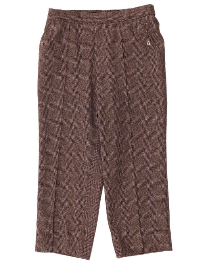 Marks & Spencer Γυναικείο Cropped Παντελόνι UK 12 Medium W28 L24 Grey