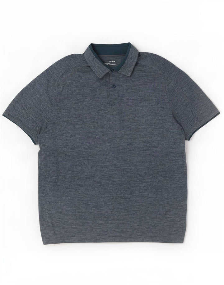 Under Armour Ανδρικό Heat Gear Polo πουκάμισο Μεγάλο Μπλε Πολυεστέρας