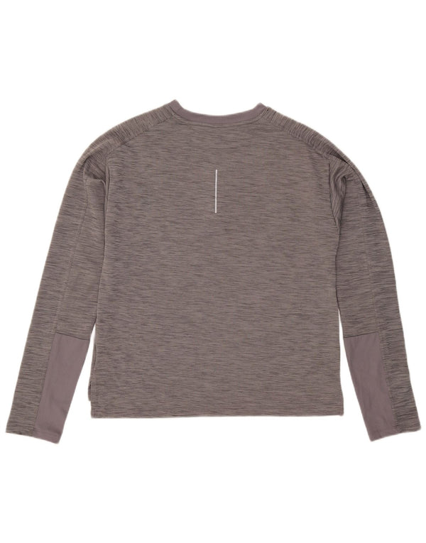 Ανδρικό τοπ Nike Dri Fit Μακρύ μανίκι σε μεσαίο γκρι φλιτζάνι