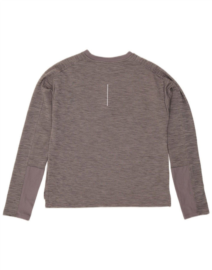Ανδρικό τοπ Nike Dri Fit Μακρύ μανίκι σε μεσαίο γκρι φλιτζάνι