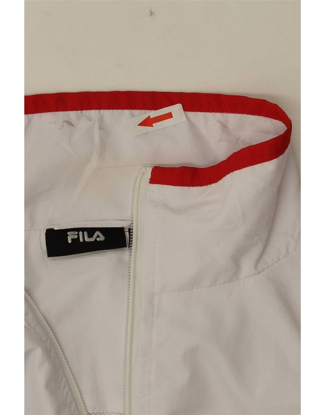 Fila Γυναικεία αθλητική φόρμα Top Jacket UK 16 Large White Polyester