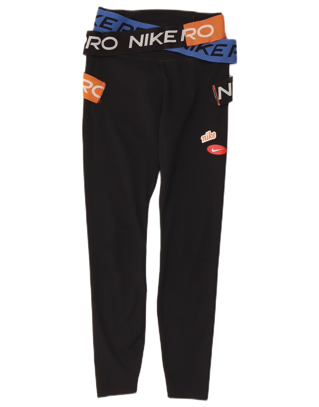 Γυναικεία γραφικά κολάν NIKE Dri Fit UK 4 XS Μαύρο Πολυεστέρας