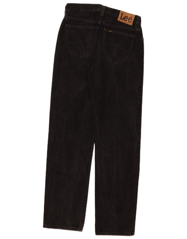 Lee Womens Portland Straight Jeans W32 L34 Μαύρο βαμβακερό