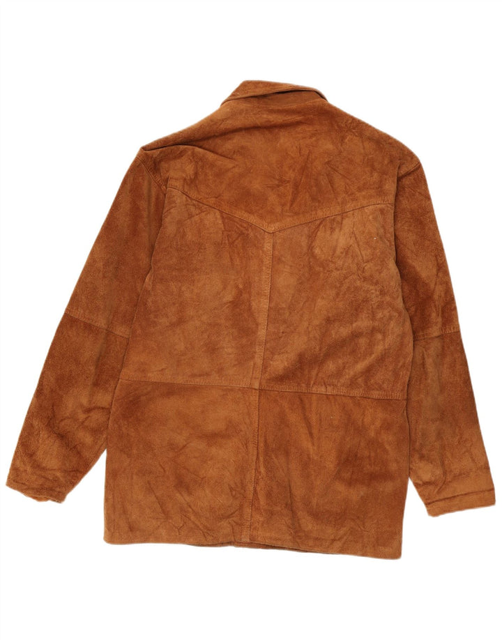 Ανδρικό Suede Jacket VINTAGE UK 38 Medium Brown