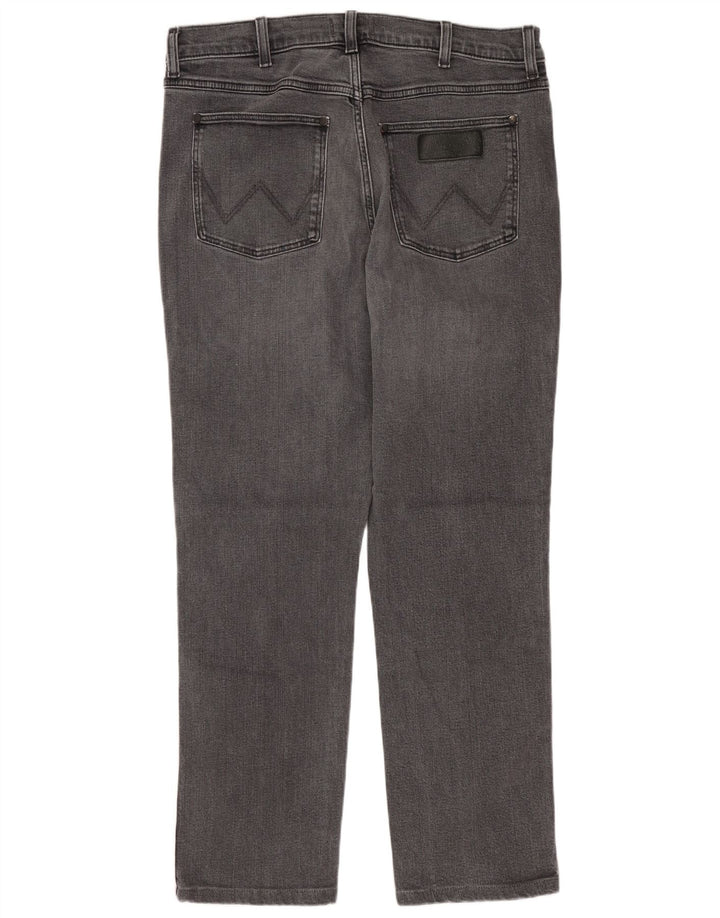 WRANGLER Ανδρικό τζιν Larston Slim W33 L27 Γκρι βαμβακερό