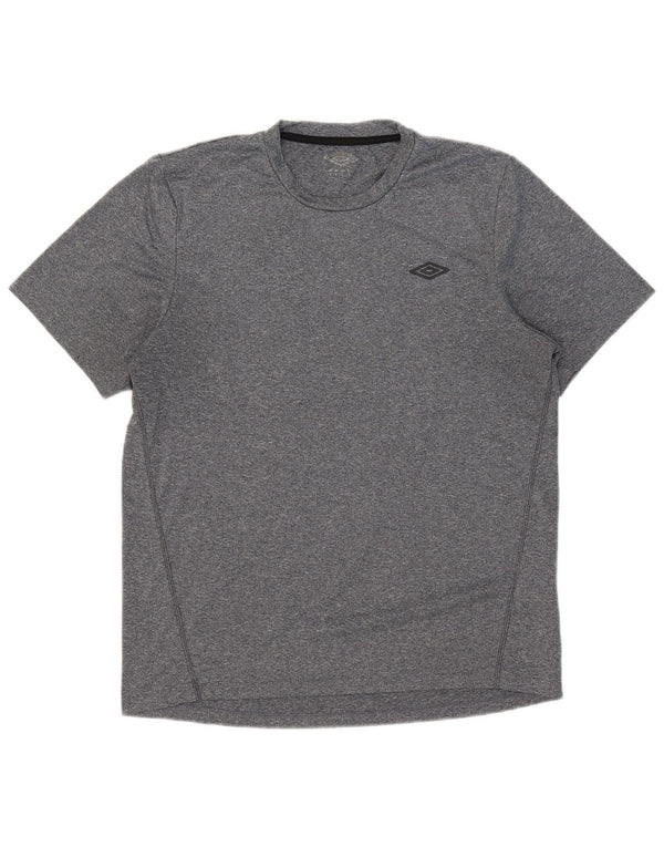 Ανδρικό T-Shirt Umbro Top Medium Grey Flecked Polyester
