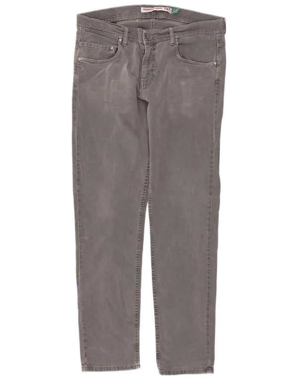 Carrera Ανδρικό 717 Slim Fit Casual Παντελόνι IT 52 XL W36 L32 Γκρι βαμβακερό