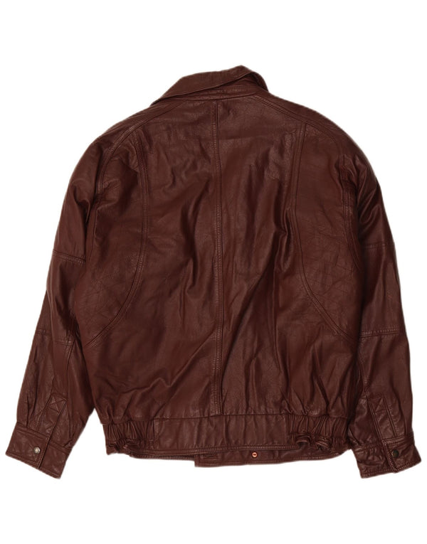 Vintage Ανδρικό Δερμάτινο Μπουφάν UK 40 Large Brown