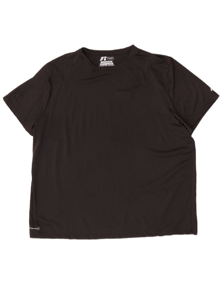 Russell Athletic Ανδρικό T-Shirt Dri-Power Top XL μαύρο πολυεστέρα