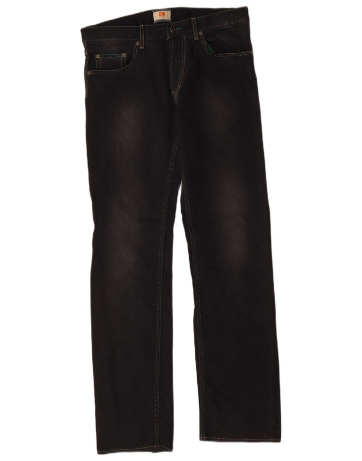 Ανδρικό τζιν ίσιο Hugo Boss W32 L32 Μαύρο