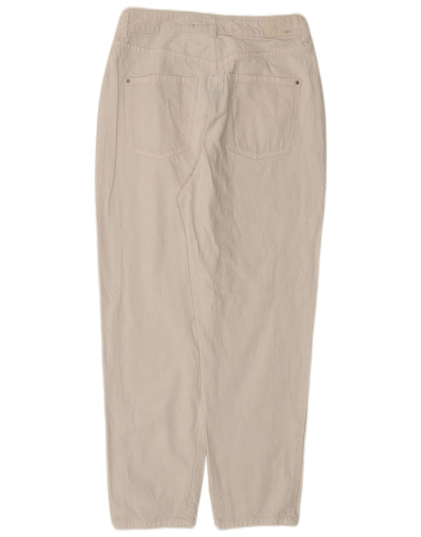 Zara Γυναικείο ψηλόμεσο τζιν EU 40 Medium W30 L27 Λευκό