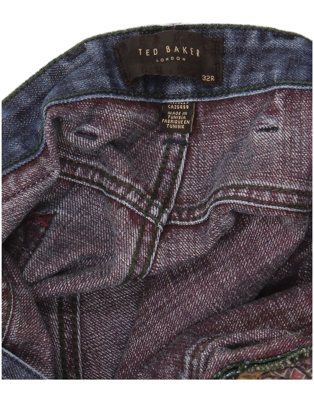 TED BAKER Ανδρικό τζιν ίσιο W32 L32 Navy Blue