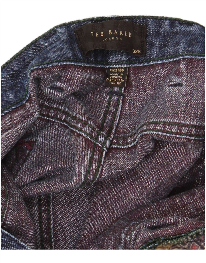 TED BAKER Ανδρικό τζιν ίσιο W32 L32 Navy Blue