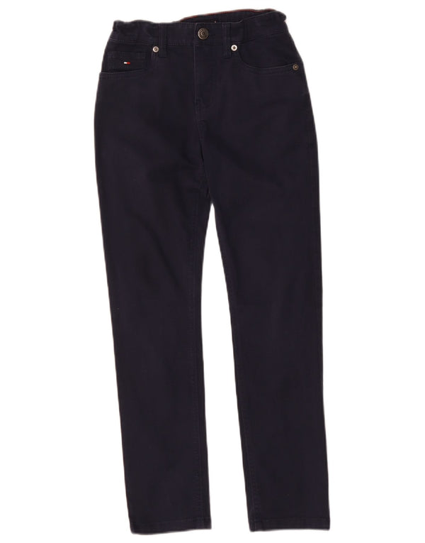 Tommy Hilfiger Girls Slim Jeans 9-10 ετών W26 L24 Navy Blue Cotton