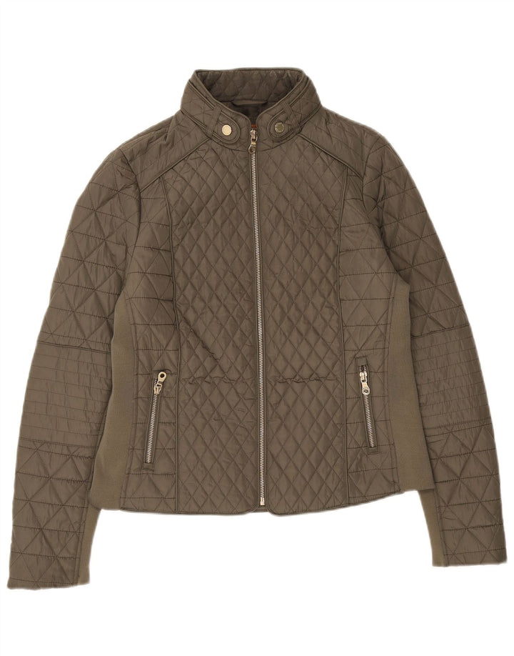 Marks & Spencer Γυναικείο Καπιτονέ μπουφάν UK 14 Large Khaki Polyester