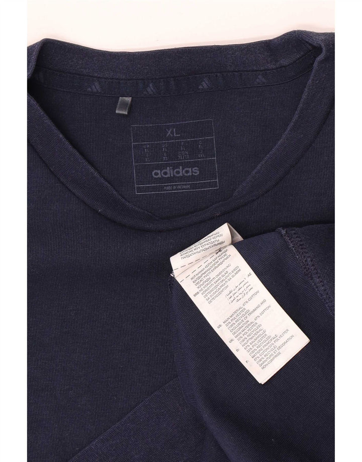 Ανδρικό φούτερ Adidas Regular Fit Jumper XL Navy Blue Cotton