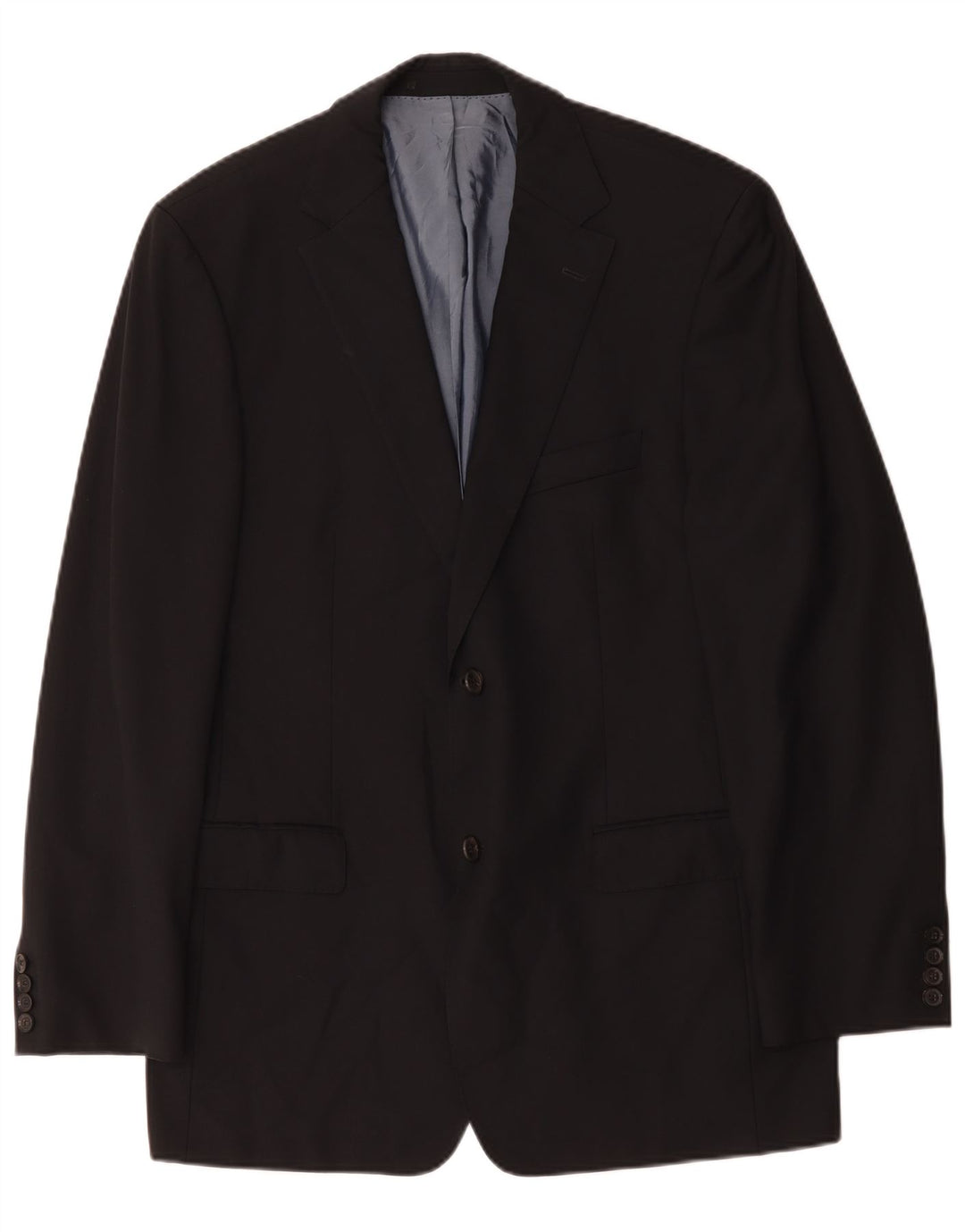 Ανδρικό σακάκι σακάκι Hugo Boss με 2 κουμπιά EU 52 XL Μπλε παρθένο μαλλί